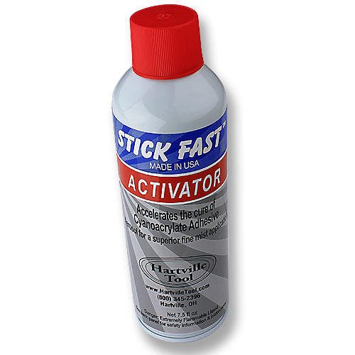 CA Quick Set Glues STICK FAST CA GLUE ACTIVATOR 7.5 OZ. AEROSOL