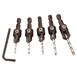 SNAPPY 5 PC. COUNTERSINK SET