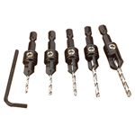 SNAPPY 5 PC. COUNTERSINK SET
