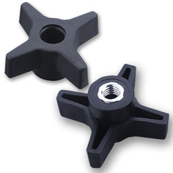 4 WING 3/8-16 FEMALE KNOBS - 12 PK.
