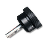 3/4 ROUND 10-24 X 1/2 MALE KNOBS - 12 PK.