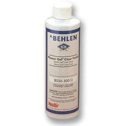 BEHLEN MASTER-GEL CLEAR FINISH - 12 OZ.