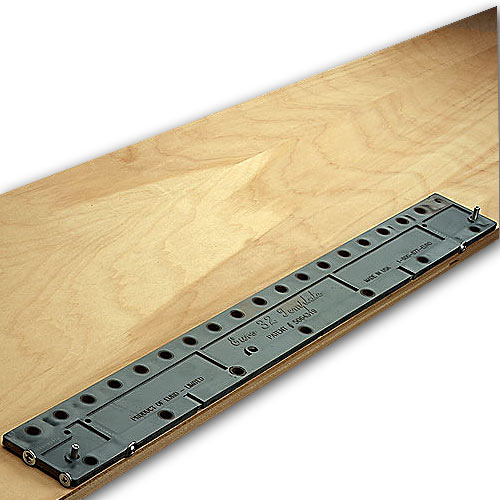 Shelf Pin Jigs EURO32 TEMPLATE 32MM LINE BORING JIG