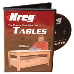 KREG: THE POCKET HOLE SOLUTION TO TABLES WITH JOHN SILLOATS DVD