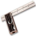 STARRETT 6 DOUBLE SQUARE W/GRAD BLADE