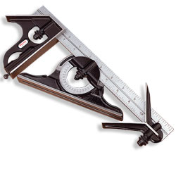 STARRETT 12 COMBINATION SQUARE SET - FORGED HEAD
