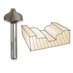 Whiteside 3604 1/4S, PLUNGE OGEE BIT, 3/16R