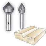 Whiteside 1507 1/2S V GROOVE 90 BIT 1-1/2CD