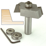 Whiteside 5980 1/2S, SHAKER PROFILE RAISED PANEL BIT