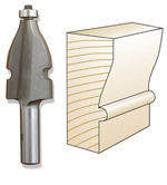 Whiteside 3305 1/2S, HANDRAIL BIT, 1-1/4LD