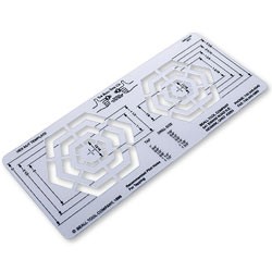 BEALL HEX NUT TEMPLATE