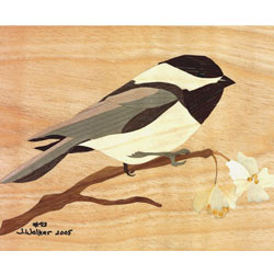 CHICKADEE MARQUETRY KIT
