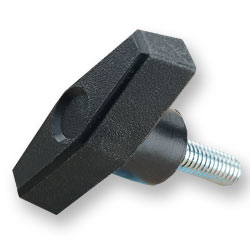 2 WING 5/16-18 X 1 MALE KNOBS - 12 PK.