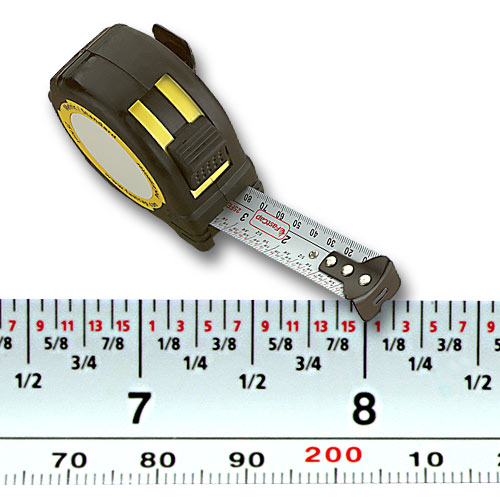 tape measure 16 inch mark