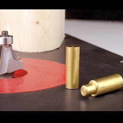 HART DESIGN ROUTER TABLE PLATE BRASS STARTING PIN