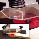 HART DESIGN FREE HAND BIT GUARD WITH VACUUM ATTACHMENT