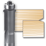 FLUSH TRIM V-GROOVE, 1/4SH