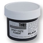 SYSTEM THREE EPOXY PASTE BLACK PIGMENT -  2 OZ.