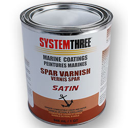 SYSTEM THREE SATIN SPAR VARNISH - QUART