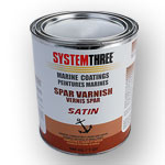 SYSTEM THREE SATIN SPAR VARNISH - QUART