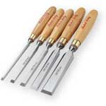 SORBY 5 PC. SET TRADITIONAL BEVEL EDGE CHISELS