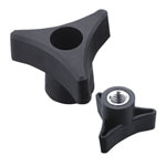3 WING 5/16-18 FEMALE KNOBS - 12 PK.