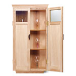 FINE WOODWORKING WINE GLASS CABINET PLAN