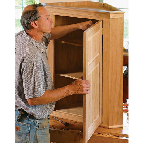 Project Plans - FINE WOODWORKING CORNER CABINET PLAN