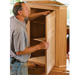 FINE WOODWORKING CORNER CABINET PLAN