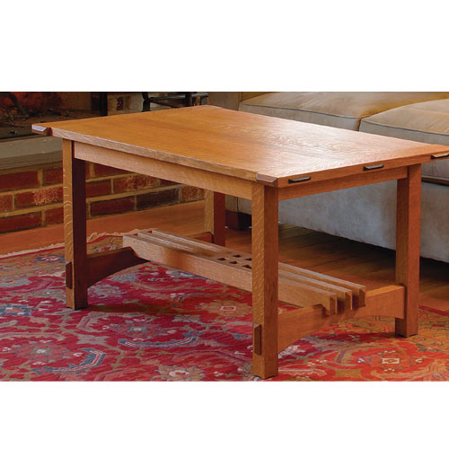 Project Plans - FINE WOODWORKING ARTS &amp; CRAFTS COFFEE TABLE PLAN