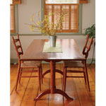 FINE WOODWORKING SHAKER DINING TABLE PLAN
