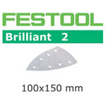 BRILLIANT P400 DTS SHEET ABRASIVES - 100 PK.