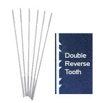 OLSON PGT DOUBLE / REVERSE TOOTH SCROLL SAW BLADES - #5RG